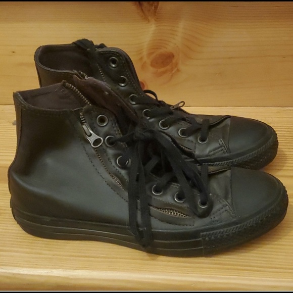 Leather Converse - Picture 1 of 3